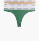 Calvin klein string (set van 3) groen/wit/beige