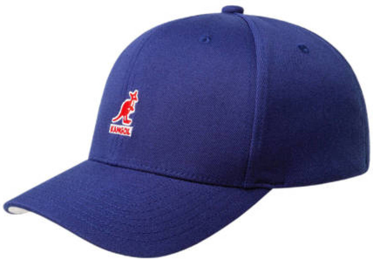 Kangol pet Flexfit met logo donkerblauw