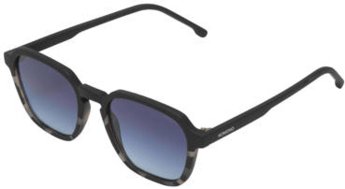 Komono zonnebril Matty met tortoise print zwart