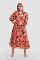 Miljuschka by Wehkamp maxi jurk met gafisch print