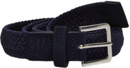 SELECTED HOMME gevlochten riem SLHHARIS donkerblauw