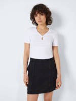 NOISY MAY crop top NMMAYA met open detail wit