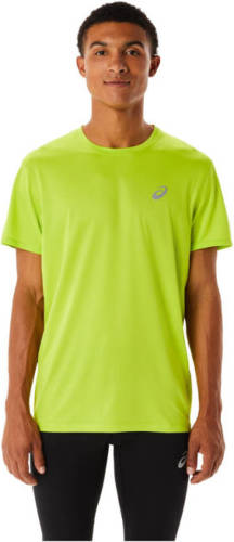 Asics hardloopshirt limegroen