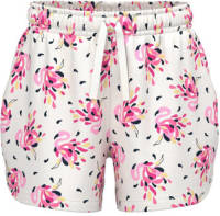 NAME IT KIDS short NKFVIGGA met all over print wit/roze