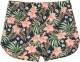 NAME IT KIDS gebloemde short NKFVINAYA van gerecycled polyester donkerblauw/groen/zalm