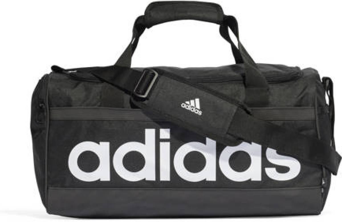 adidas Sportswear sporttas Lineair Duffel M 39L zwart/wit