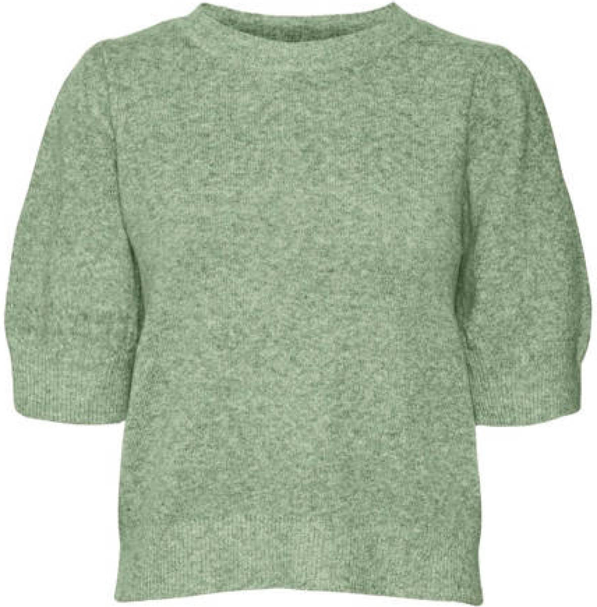 VERO MODA gemêleerde gebreide trui VMDOFFY van gerecycled polyester groen