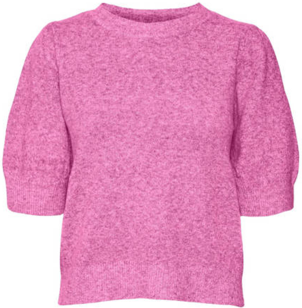 VERO MODA gemêleerde gebreide trui VMDOFFY van gerecycled polyester roze