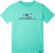 O'Neill T-shirt Wave met logo turquoise