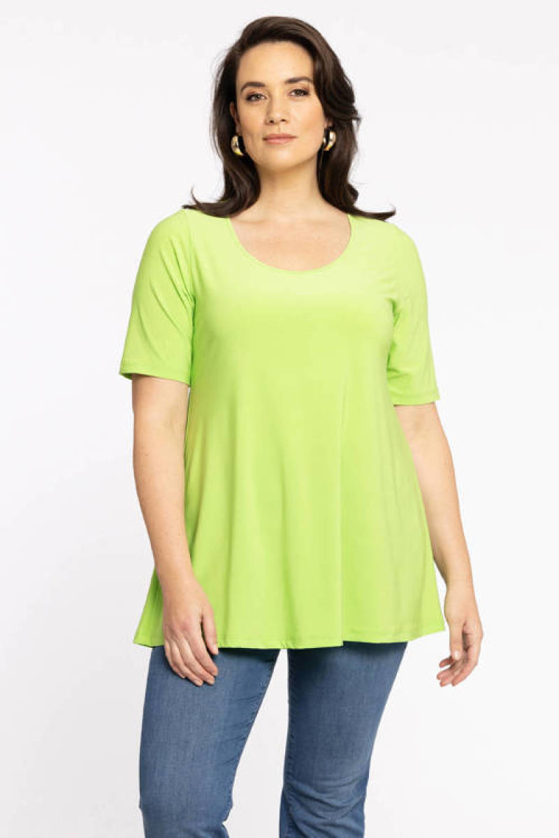 Yoek T-shirt limegroen