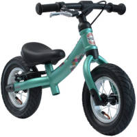 Bikestar Sport, 2 in 1 meegroei loopfiets, 10 inch, groen