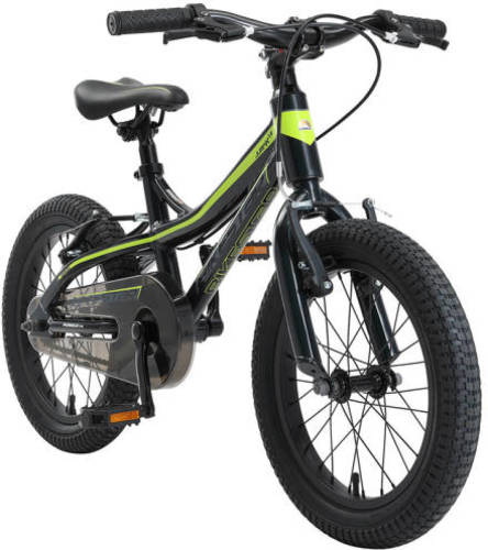 Bikestar Mountainbike alu kinderfiets 16 inch zwart /groen