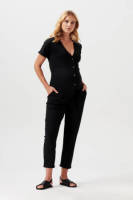 Noppies zwangerschaps- en voedingjumpsuit Butare zwart