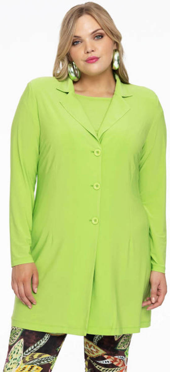 Yoek blazer DOLCE limegroen