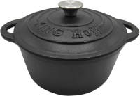 KINGHOFF 1476 Braadpan - Ø 24 Cm - Gietijzeren - Alle Warmtebronnen