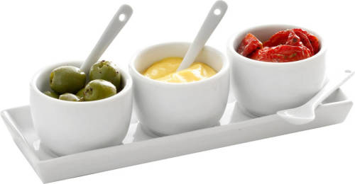 Easyline Dipschaaltjes Set Porselein 7-delig