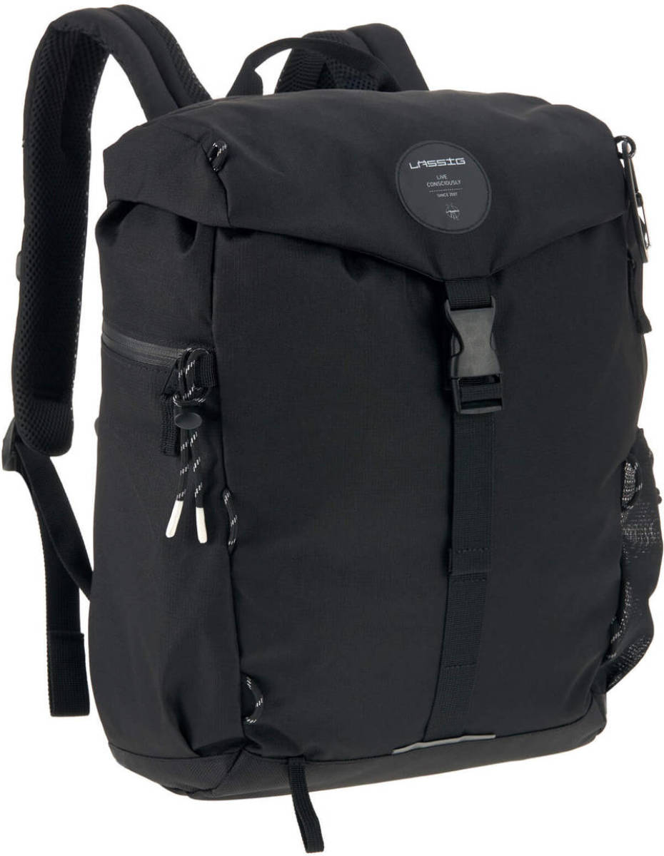 Lassig Green Label Outdoor Rugzak - Luiertas Zwart