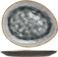Cosy & Trendy Laguna Plat Bord - 19.5 X 16 Cm - Blauw/grijs