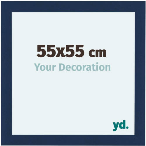 Your Decoration Como Mdf Fotolijst 55x55cm Donkerblauw Geveegd