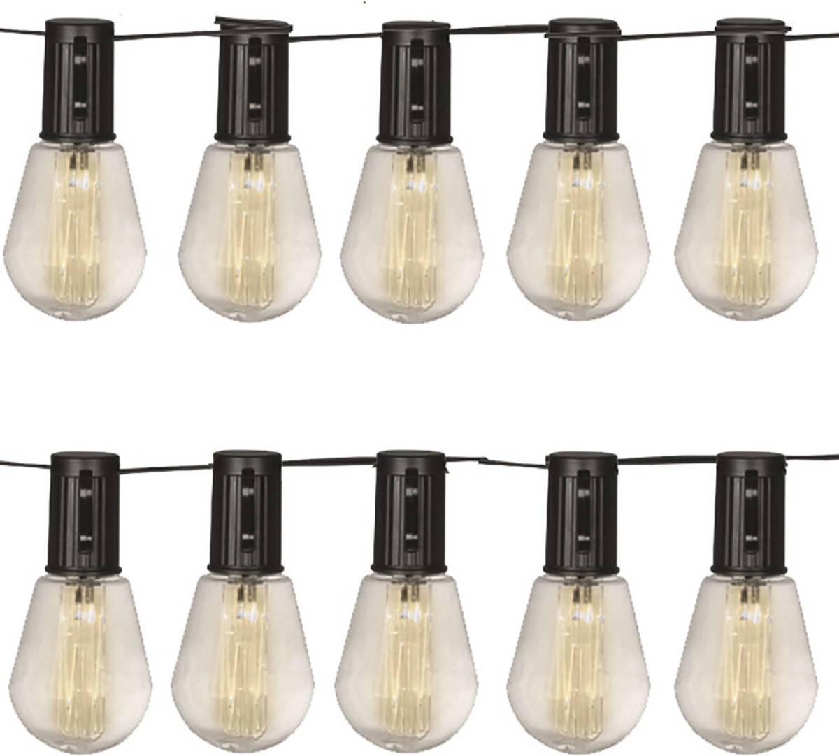 Luxform Feestverlichting Solar Met 10 Led's Alicante Transparant