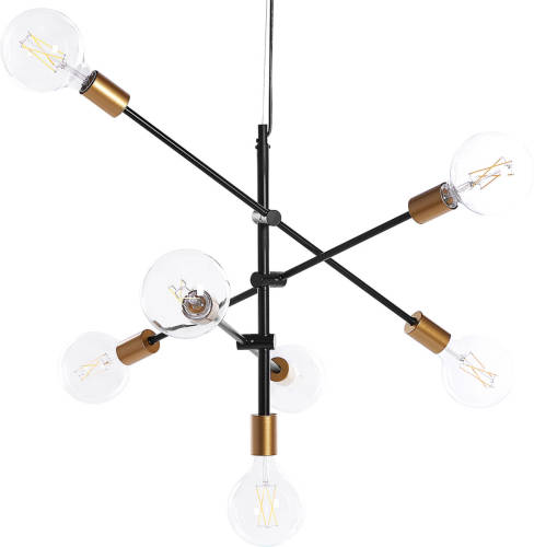 Beliani Cremera - Hanglamp-zwart-metaal