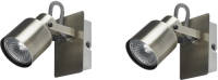 Beliani Bonte - Spotlampen-zilver-ijzer