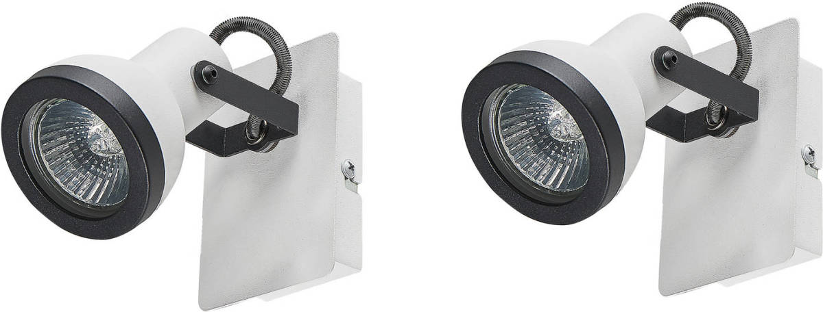 Beliani Baro - Spotlampen-wit-ijzer