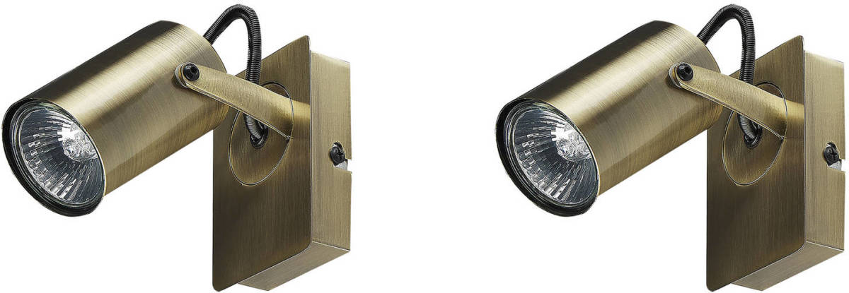 Beliani Klip - Spotlampen-messing-metaal