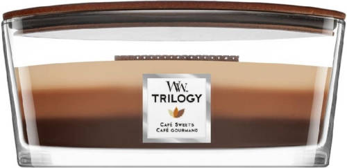 Woodwick Kaars Ellipse Trilogy Café Sweets - 9 Cm / 19 Cm