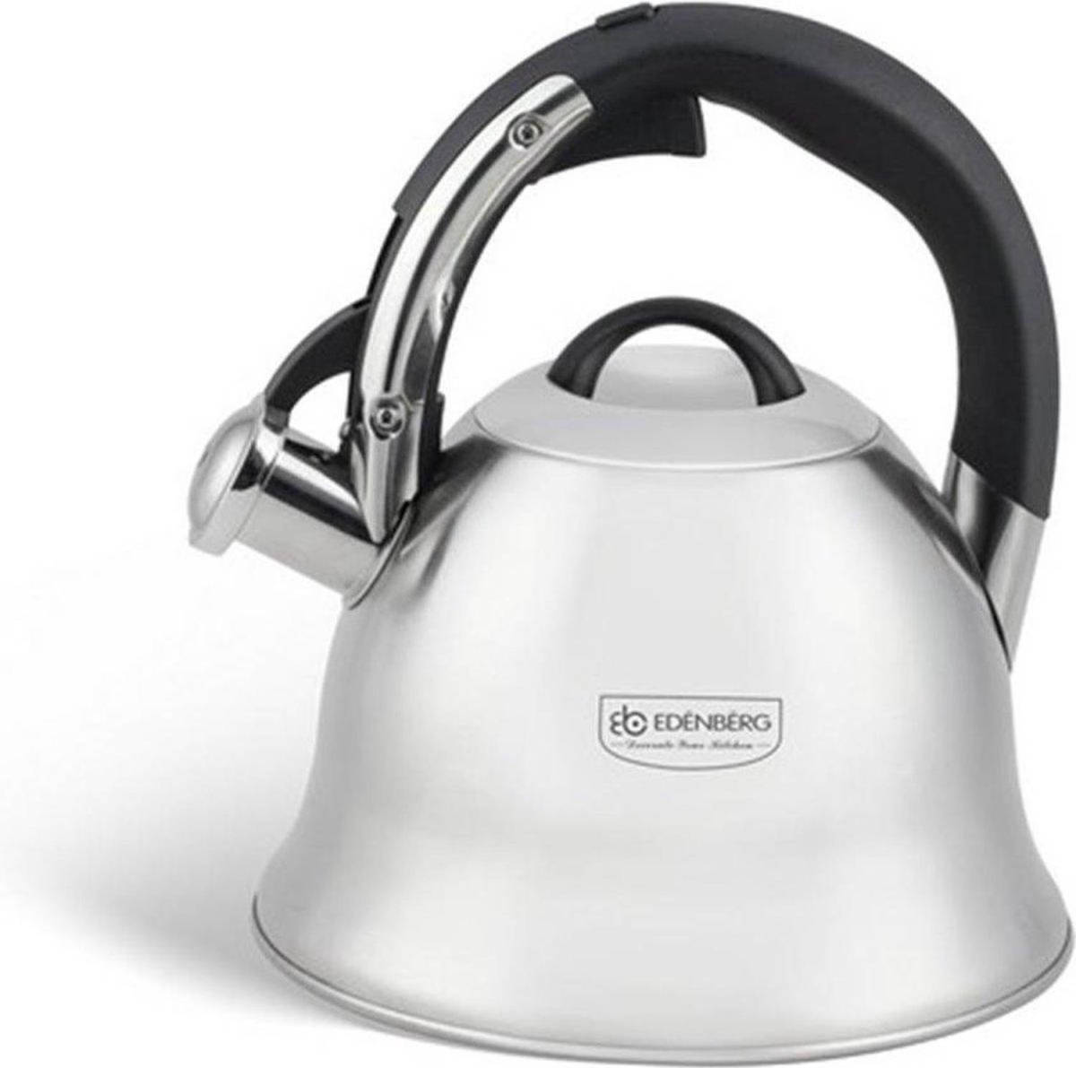 EDENBERG Classic Line - Fluitketel Rvs - 3.0 Liter