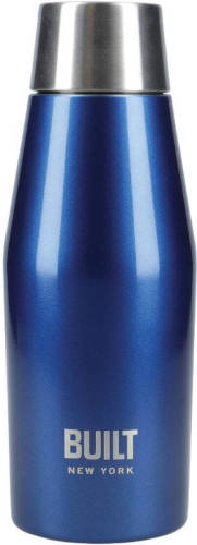 BUILT New York - Mini Dubbelwandige Apex Fles, 0.33 L, Nachtblauw - BUILT New York Perfect Seal