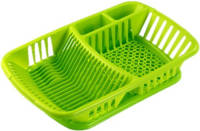 Hega Hogar Afwas Afdruiprek Lime Groen Met Lekbak 52 X 33 X 11 Cm - Afdruiprekken