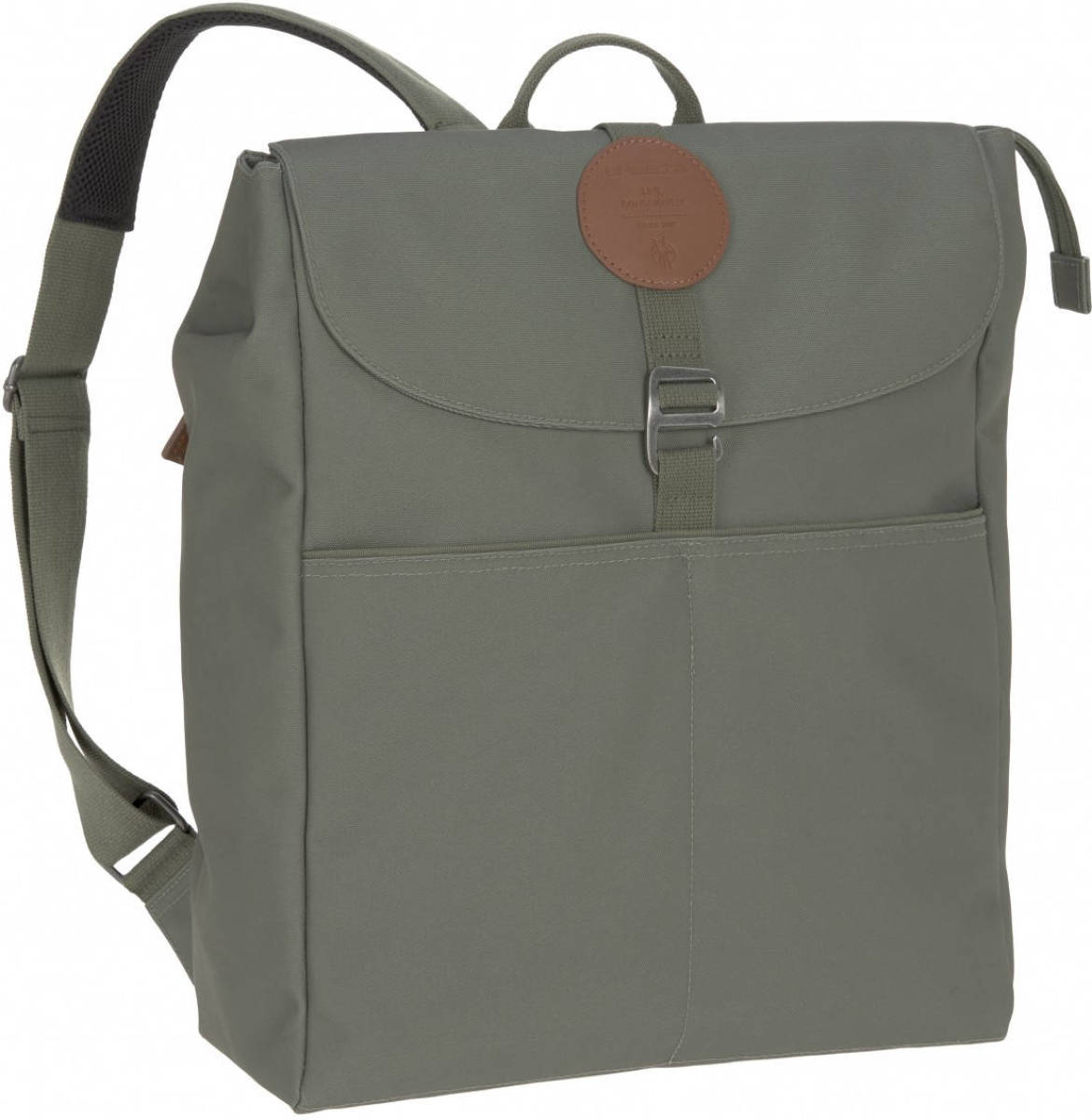 Lassig - Luiertas Adventure Backpack - Olijfgroen - Maat Onesize