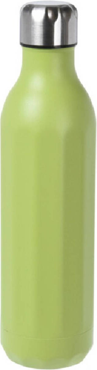 Excellent Houseware Rvs Thermosfles / Isoleerfles Voor Onderweg 500 Ml Appeltjesgroen - Thermosflessen
