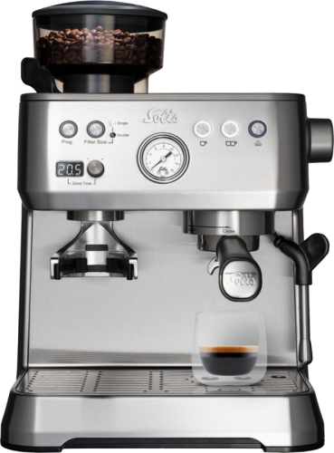 Solis Grind & Infuse Perfetta 1019 Koffiemachine Met Bonen - Zilver