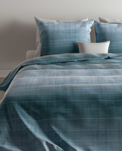 Zo!home Rooney Dekbedovertrek - 1-persoons (140x200/220 Cm + 1 Sloop) - Katoen - Blue