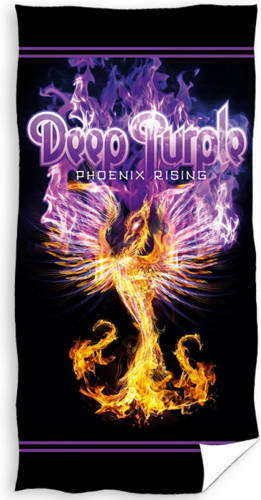 SimbaShop Deep Purple Strandlaken Phoenix Rising - 70 X 140 Cm - Katoen