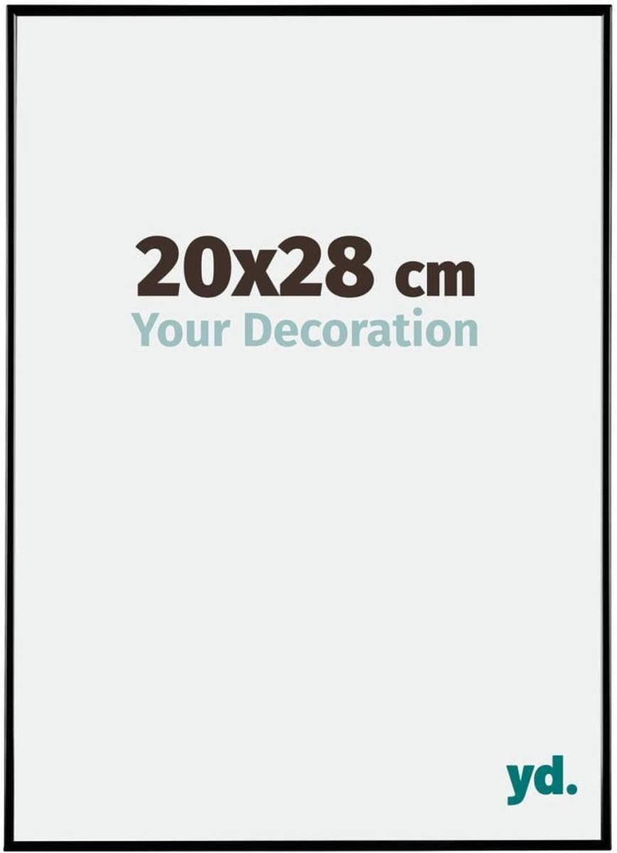 Your Decoration Evry Kunststof Fotolijst 20x28cm Zwart Hoogglans