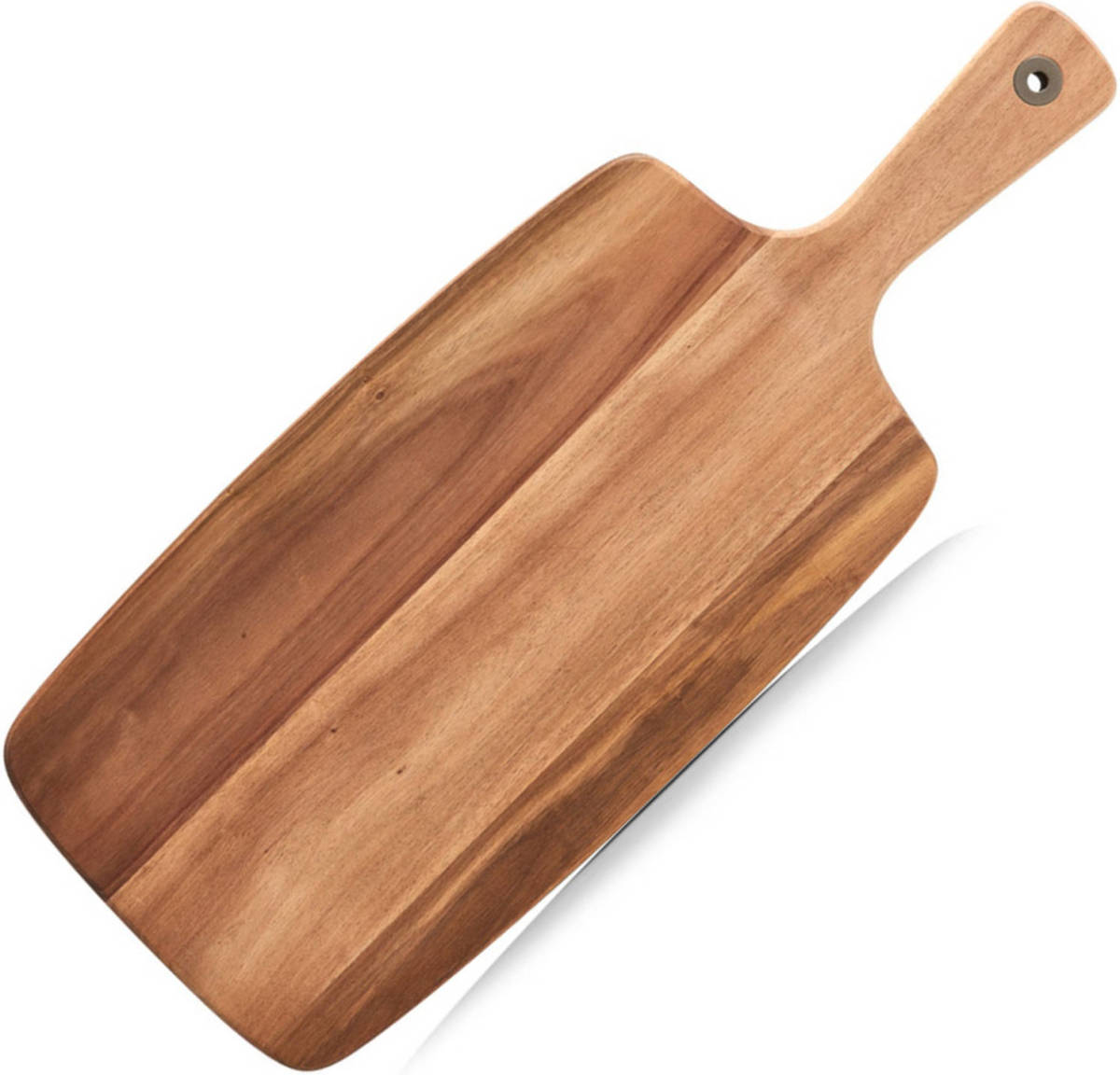 Zeller Rechthoekige Acacia Houten Keuken Snijplank Met Handvat 52 Cm - Snijplanken