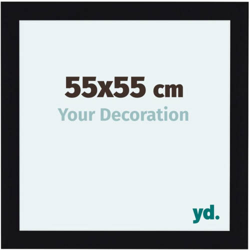 Your Decoration Como Mdf Fotolijst 55x55cm Zwart Hoogglans