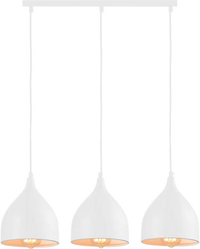 QUVIO Hanglamp 3-lichts Wit - Quv5061l-white
