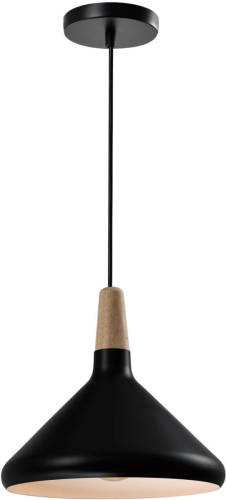 QUVIO Hanglamp Rond Zwart - Quv5133l-black