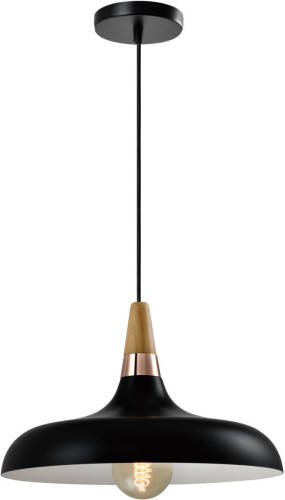 QUVIO Hanglamp Rond Zwart - Quv5137l-black