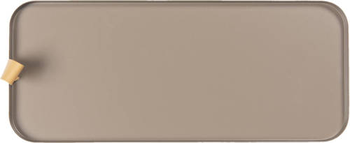 Clayre & Eef Decoratief Dienblad 40x17x2 Cm Bruin Ijzer Rechthoek Serveerschaal Bruin Serveerschaal