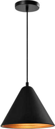 QUVIO Hanglamp Rond Zwart - Quv5160l-black