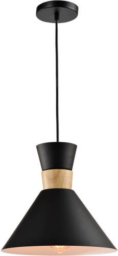 QUVIO Hanglamp Rond Zwart - Quv5113l-black