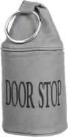 Trendoz Canvas Deurstopper Grijs Met Ring 28 Cm - Deurstoppers