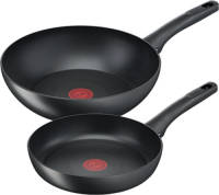 Tefal Performance Koekenpannenset - Koekenpan Ø 24 + Wokpan Ø 28 Cm - Set Van 2 Stuks