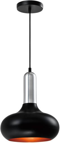 QUVIO Hanglamp Rond Zwart - Quv5120l-black