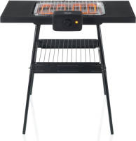 Tristar Tafelbarbecue Met Standaard Bq-2870 Elektrisch 2.000 W Zwart
